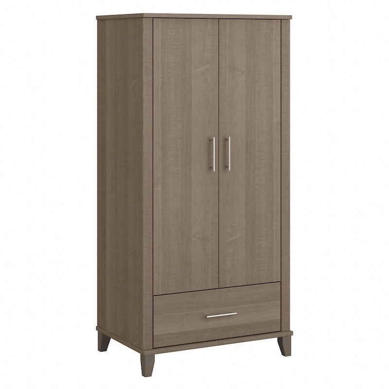 Hoher Flurschrank mit Türen und Schublade – 81B x 53T x 165H