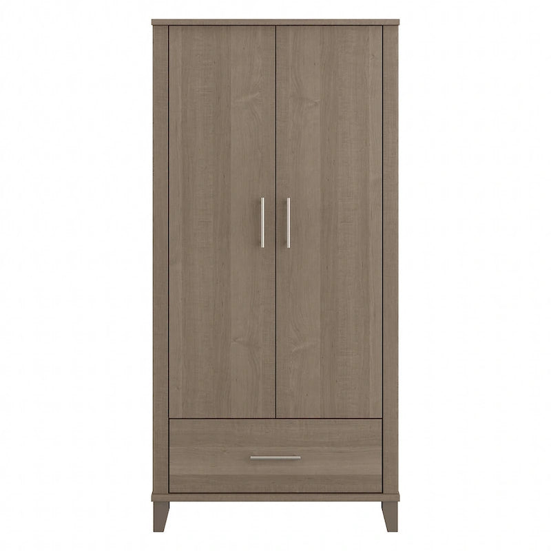 Hoher Flurschrank mit Türen und Schublade – 81B x 53T x 165H