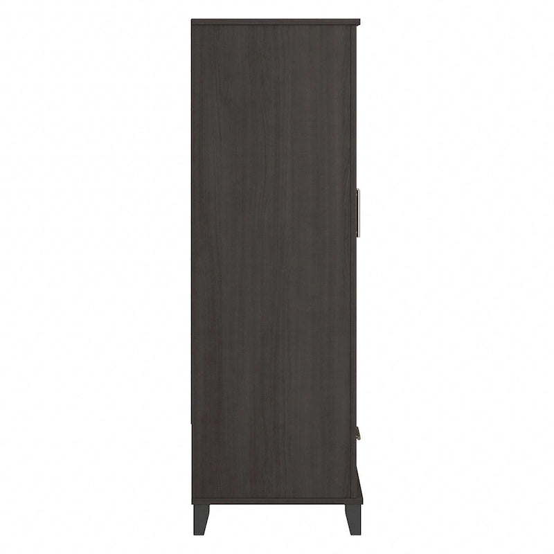 Hoher Flurschrank mit Türen und Schublade – 81B x 53T x 165H