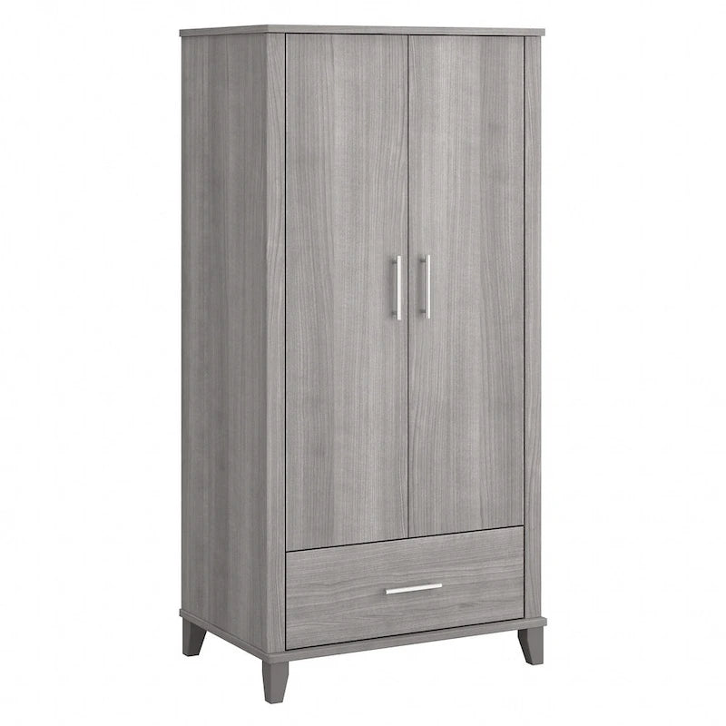 Hoher Flurschrank mit Türen und Schublade – 81B x 53T x 165H