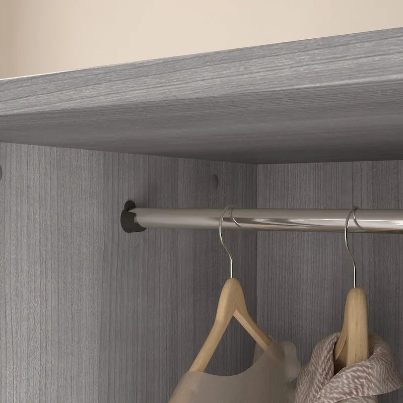 Hoher Flurschrank mit Türen und Schublade – 81B x 53T x 165H