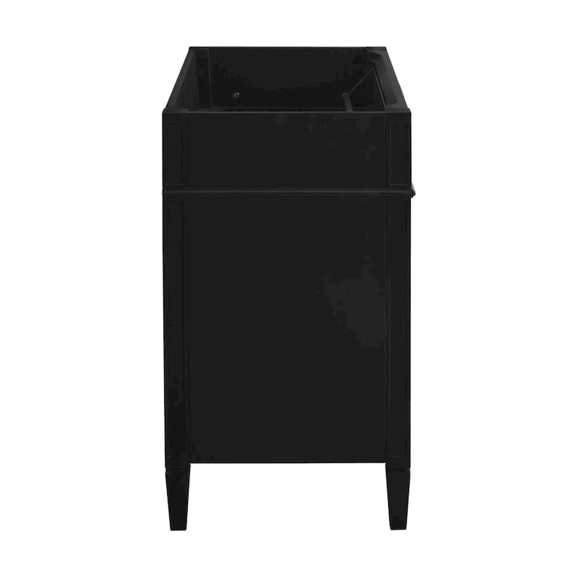 36-Zoll-Badezimmer-Waschtischunterschrank ohne Aufsatzwaschbecken, moderner Badezimmerschrank mit 2 Schubladen und einer Kippschublade, Massivholzrahmen