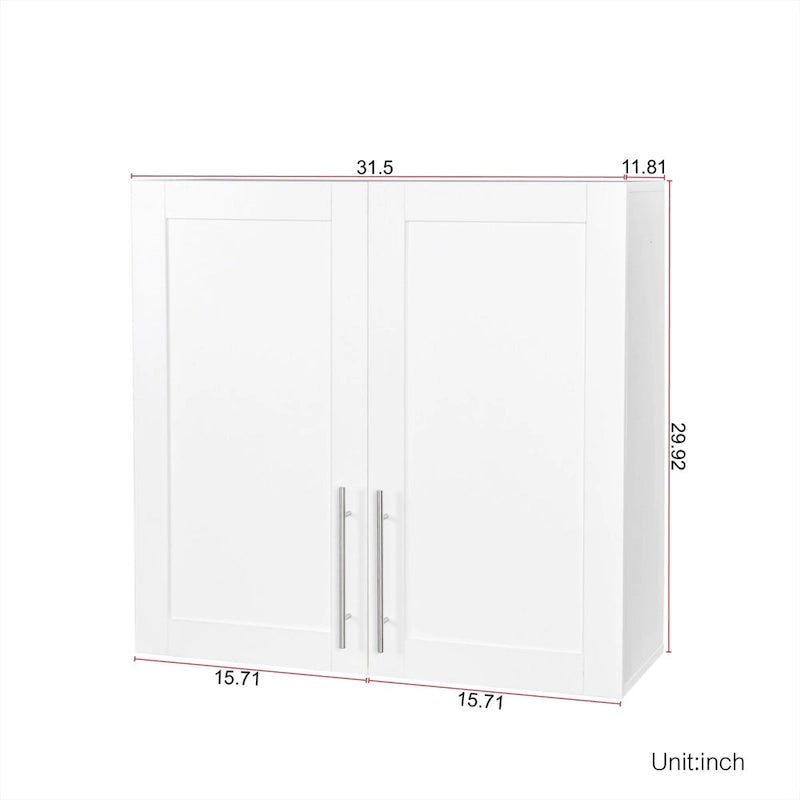 Stapelschrank, Weiß