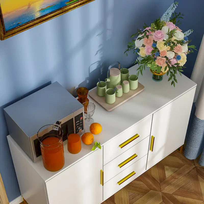 47-Zoll-Buffet-Anrichte mit Doppeltüren und 3 Schubladen