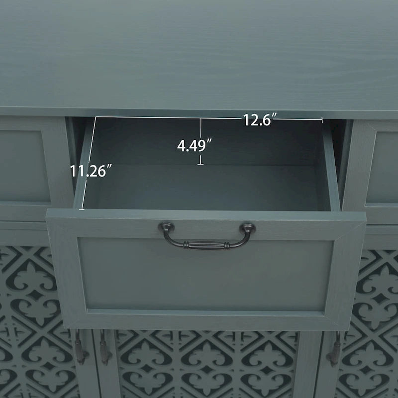 3-türiger 3-Schubladen-Schrank für das Wohnzimmer