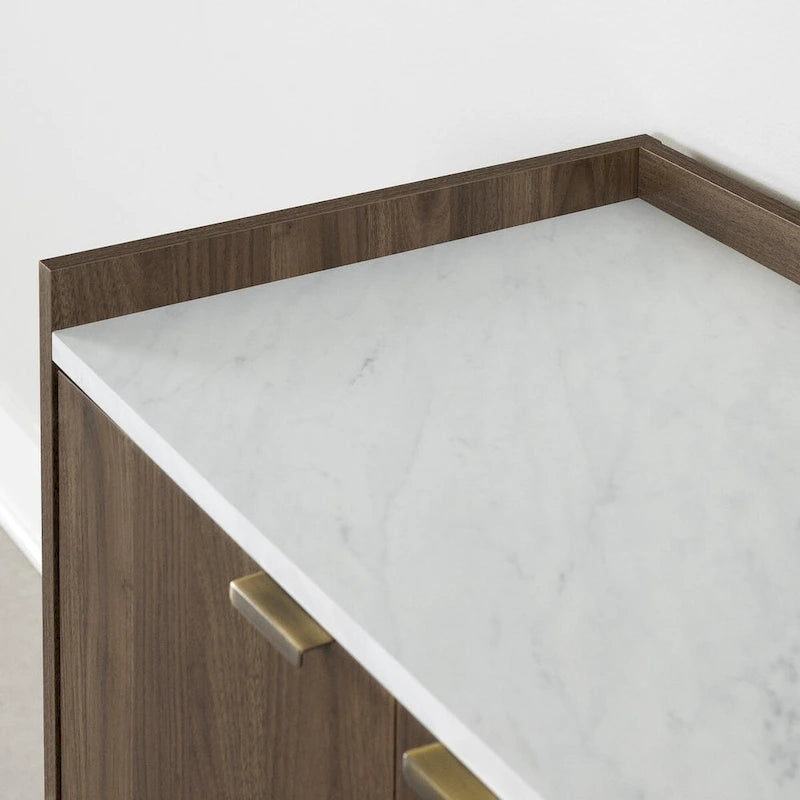 Zweitüriger Aufbewahrungsschrank im Mid-Century-Stil