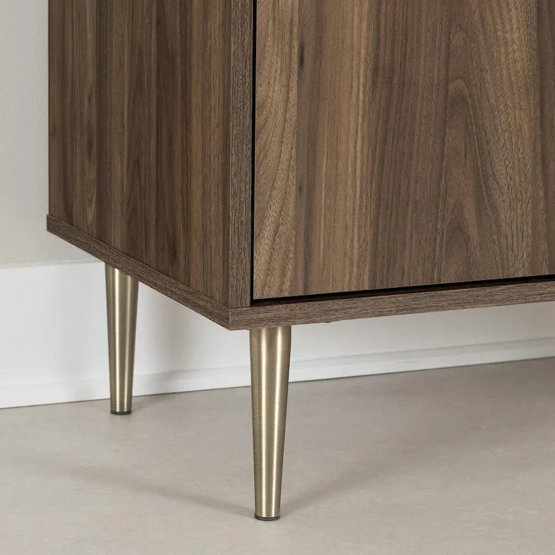 Zweitüriger Aufbewahrungsschrank im Mid-Century-Stil