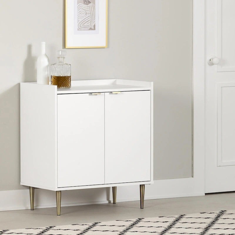 Zweitüriger Aufbewahrungsschrank im Mid-Century-Stil