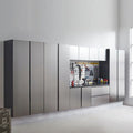 Wandmontierter Mehrzweck-Garagenschrank aus Holz