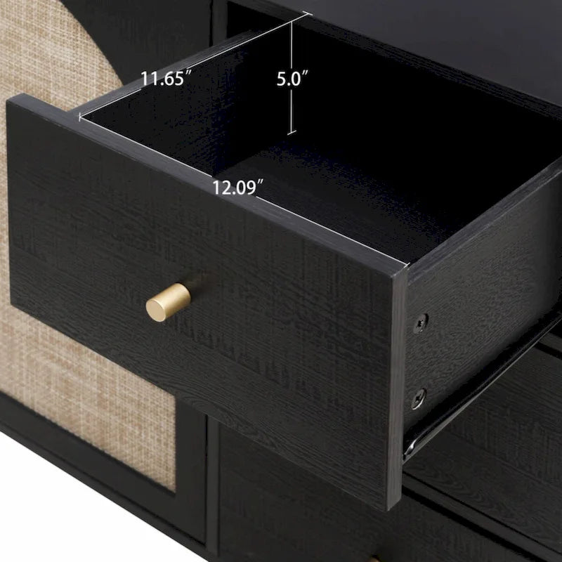 2-türiger Schrank mit 3 Schubladen, geeignet für Schlafzimmer und Wohnzimmer