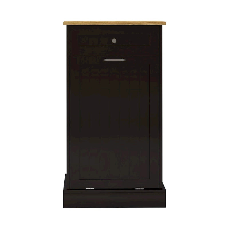 Küchenmüllschrank mit Kippschublade – Weißes E1 MDF
