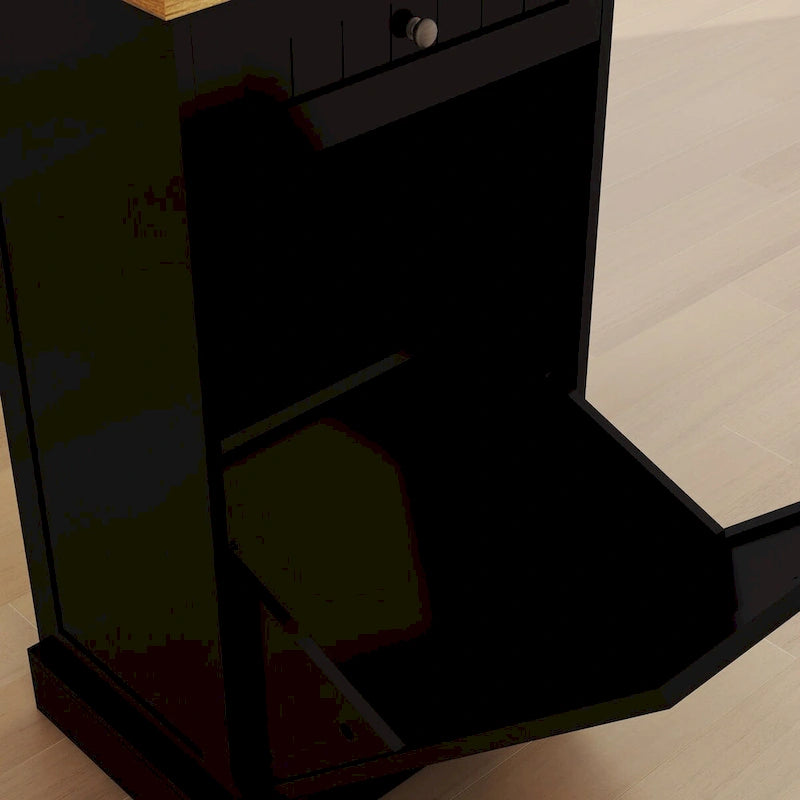 Küchenmüllschrank mit Kippschublade – Weißes E1 MDF