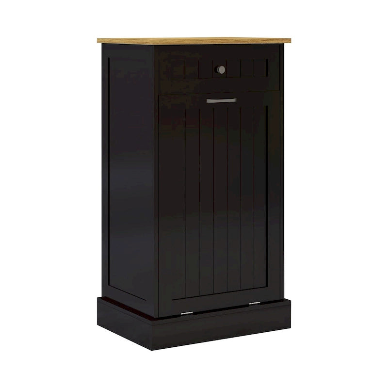 Küchenmüllschrank mit Kippschublade – Weißes E1 MDF