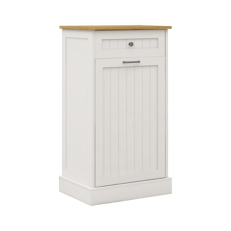 Küchenmüllschrank mit Kippschublade – Weißes E1 MDF
