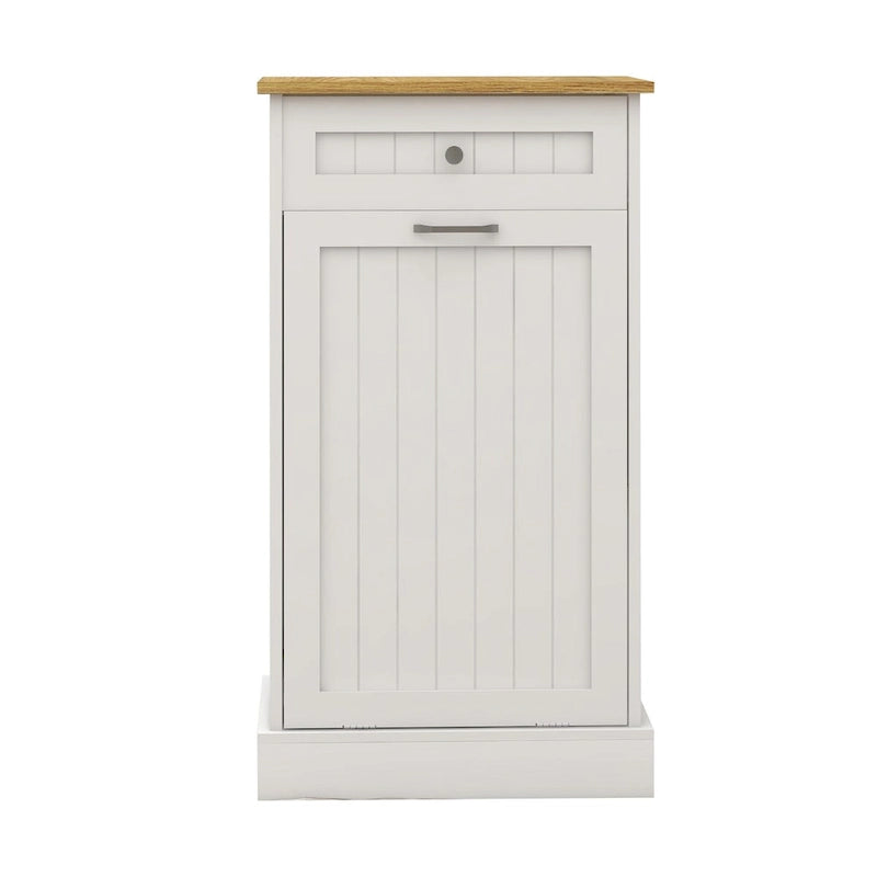 Küchenmüllschrank mit Kippschublade – Weißes E1 MDF