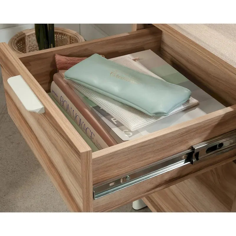Büro-Aktenschrank mit 2 Schubladen und verstellbarem Einlegeboden – Kiln Acacia