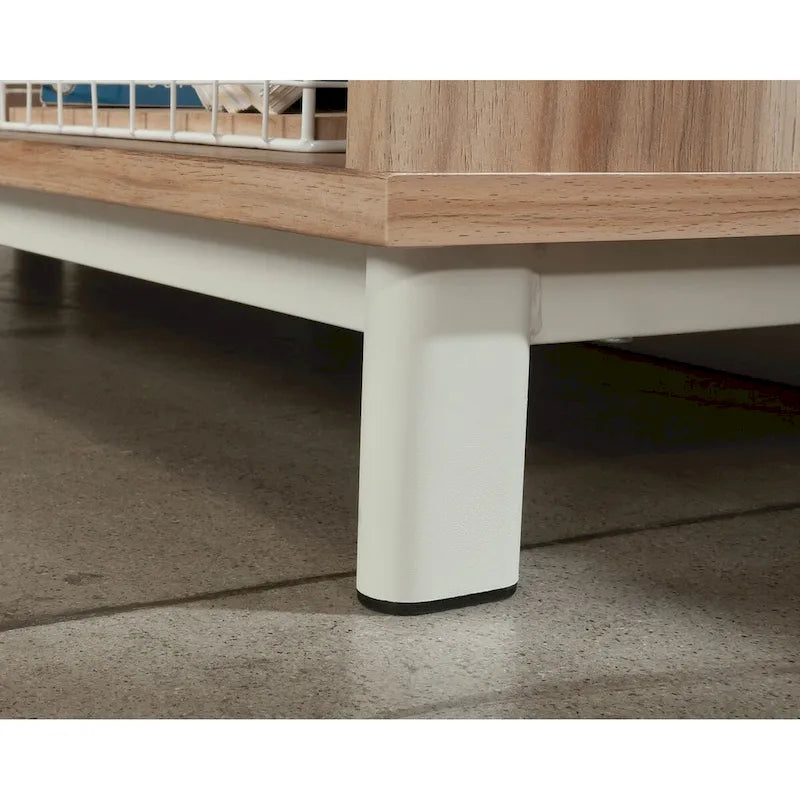 Büro-Aktenschrank mit 2 Schubladen und verstellbarem Einlegeboden – Kiln Acacia