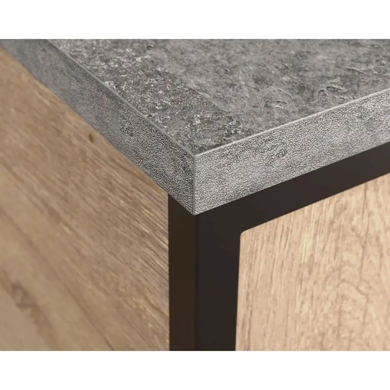 2-Schubladen-Aktenschrank – Prime Oak mit Akzenten in Schiefergrau