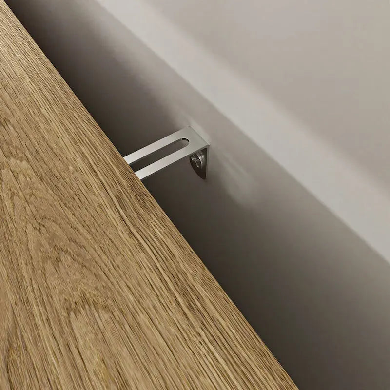 3-türiger Aufbewahrungsschrank mit geflochtenem Holzdesign