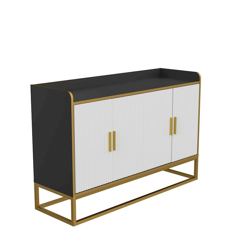 Modernes Küchenbuffet-Sideboard mit Metallbeinen
