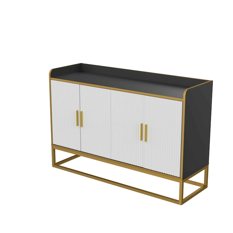 Modernes Küchenbuffet-Sideboard mit Metallbeinen