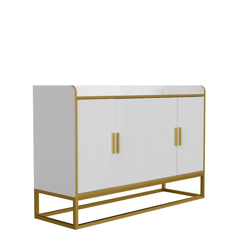 Modernes Küchenbuffet-Sideboard mit Metallbeinen