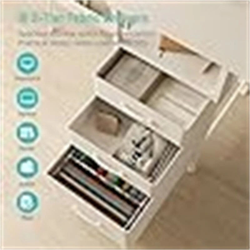Weißer Computertisch – 18,8T x 18,8B x 33,4H