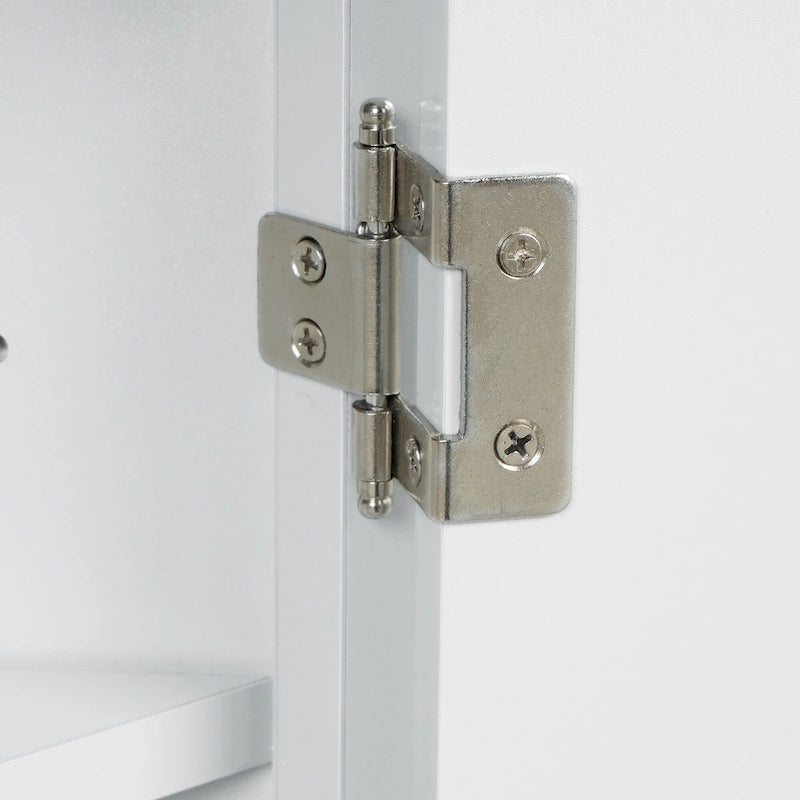 Badezimmerschrank mit verstellbaren Einlegeböden, freistehend – 43,7L x 43,7B x 80H cm