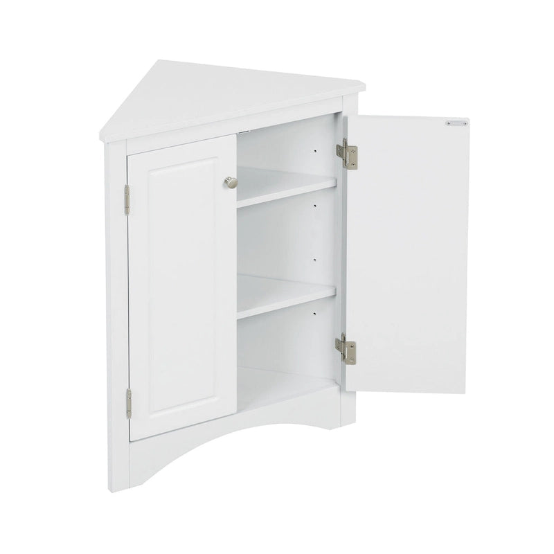 Badezimmerschrank mit verstellbaren Einlegeböden, freistehend – 43,7L x 43,7B x 80H cm