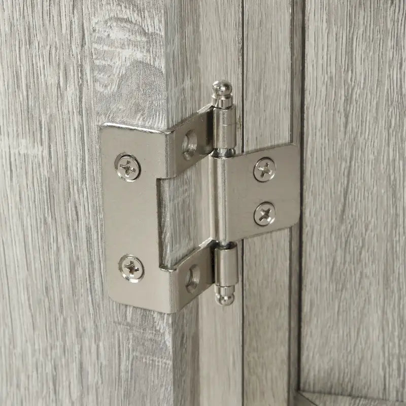Badezimmerschrank mit verstellbaren Einlegeböden, freistehend – 43,7L x 43,7B x 80H cm