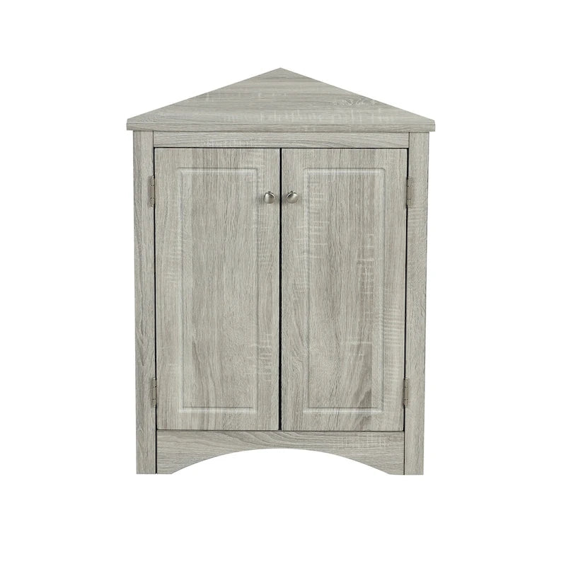 Badezimmerschrank mit verstellbaren Einlegeböden, freistehend – 43,7L x 43,7B x 80H cm