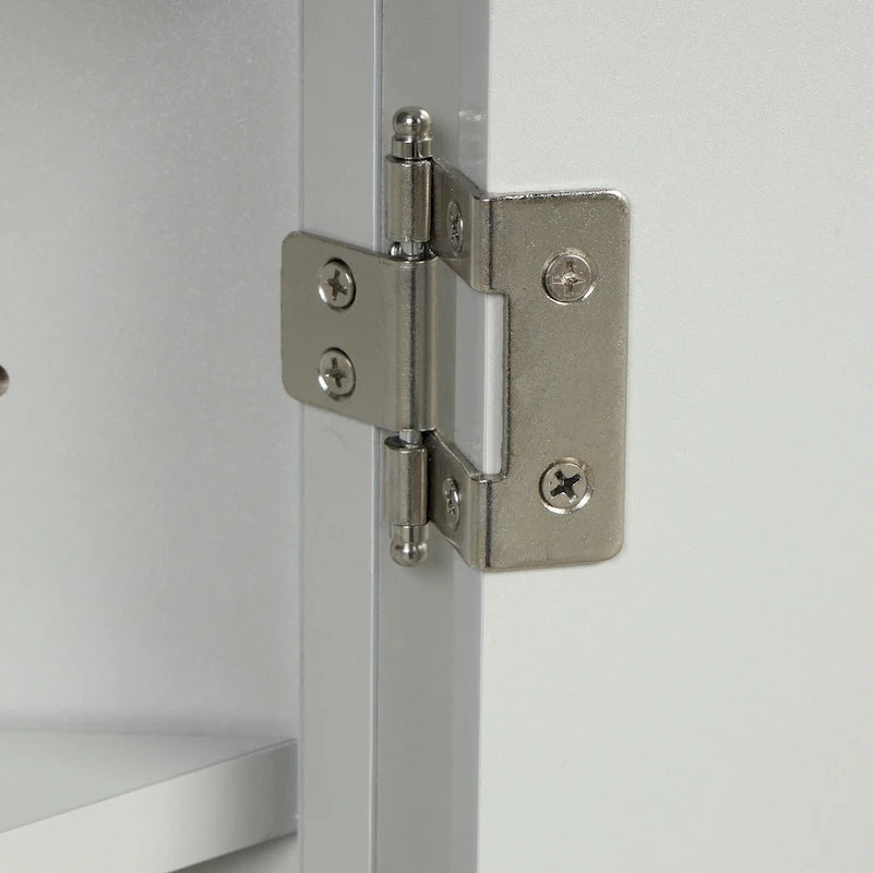 Badezimmerschrank mit verstellbaren Einlegeböden, freistehend – 43,7L x 43,7B x 80H cm