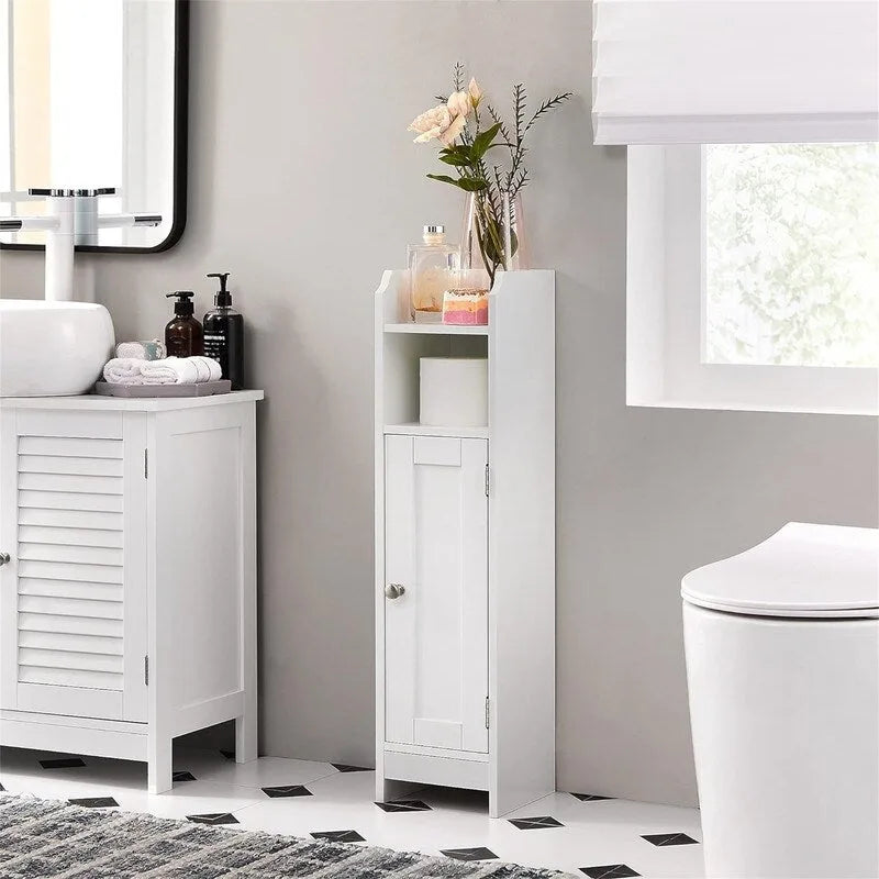 Kleiner Badezimmer-Eckschrank
