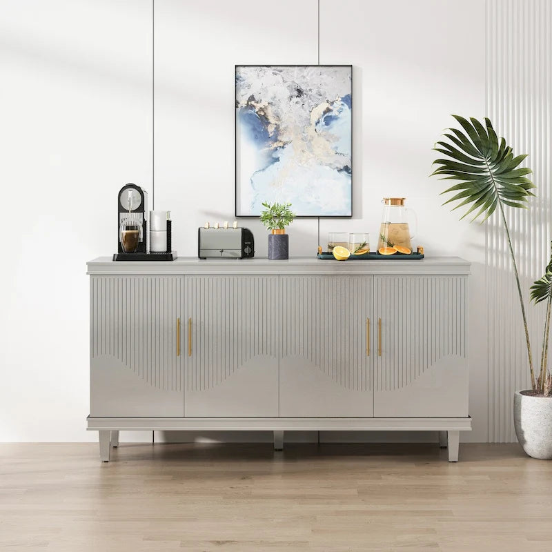 Wohnzimmer-Schrank, groß, 4-türig