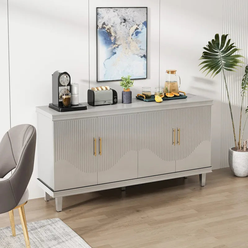 Wohnzimmer-Schrank, groß, 4-türig