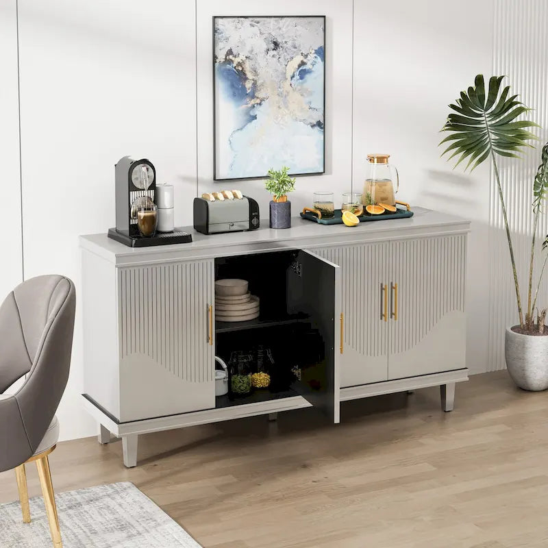 Wohnzimmer-Schrank, groß, 4-türig